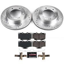 PowerStop Z23 Daily Driver Carbon-Fiber Ceramic Brake Pad and Drilled & Slotted picture