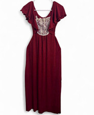 Roberta California RARE Vintage Prairie Maxi Dress 1970s picture