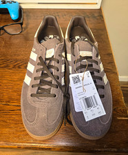 adidas Handball Spezial W Suede Low Top Sneakers Brown/White LC1870 picture