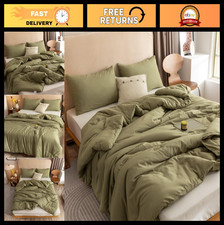 Super King Plus Comforter - Olive Green Soft Bedding Quilt 128x120 Cozy Luxury picture