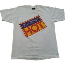 Vintage Houston's HOT Tshirt Tag Single Stitch Large USA Texas Screen Stars Best picture
