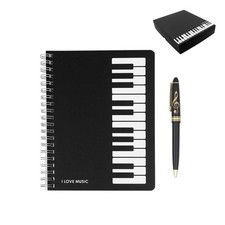 Exquisite 2 in 1 Music Theme Stationery Gift Set Includes 1pc Loose Leaf Note... picture