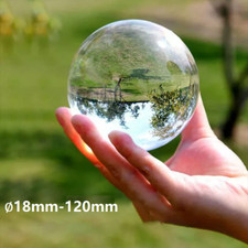 Clear Crystal Ball Photography Glass Lens Sphere Ball 18mm-120mm Glass Bead picture