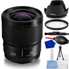 Panasonic Lumix S 24mm f/1.8 Lens S-S24 - 7PC Accessory Bundle picture