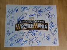 WWE WRESTLEMANIA SIGNED AUTOGRAPH 16X20 PHOTO AUTO BY 26 Chyna Animal  Mean Gene picture