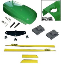New Upper Hood with Assembled Fuel Door /Catch /Clips Fits John Deere 4610 picture