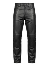 Vtg Elements Exclusively Spiegel Black Genuine Leather Pants Womens Size 12 High picture