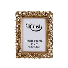 Vintage Picture Frame 5x7 Antique Photo Frame Table Top Display and Wall picture
