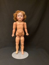 Antique German Bisque Doll on Composition Body, Kestner Mold 214 picture