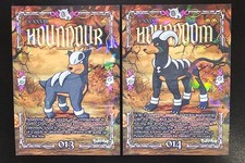 HOUNDOUR X HOUNDOOM LOT - POKEMON PRISMA HALLOWEEN RARE CCG HOLO picture