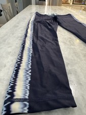 Women’s The Upside Joggers Retro Style With Tie-dye Stripe In Blue Size Large picture