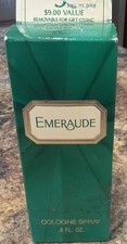 Vintage Emeraude by Coty Cologne Spray .8 fl oz  New Old Stock With Box picture