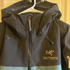 Arc'teryx Alpha SV Dark Magic Green And Black Mens Size Medium Waterproof Jacket picture