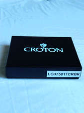 Vintage Croton Genuine Crocodile Leather Billfold Wallet New Unused w/ Box picture