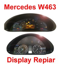 Mercedes W463 G-Class G320 G430 G500 G55 Instrument Cluster LCD Display Repair picture