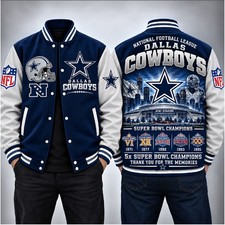 NEW Dallas Cowboys Football Baseball Jacket picture
