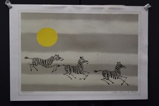 Keith Llewellyn De Carlo (1925–1981) - Running Zebras picture