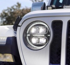 18-26 Jeep Wrangler JL/Gladiator NOVA-Series LED Projector Headlight Alpha-black picture
