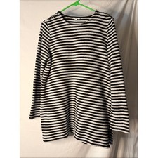 J. Jill Striped Crewneck Sweater picture