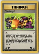 Challenge Uncommon Team Rocket 74/82 1st Edition NM picture
