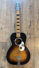 Vintage 1960’s Kay Acoustic Parlor Guitar Sunburst Steel Reinforced Neck picture
