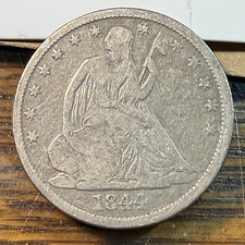 1844-O Seated Liberty Half Dollar Nice VG CHRC picture