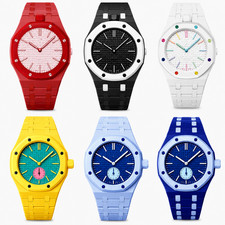 For Swatch x AP Royal Pop Mod Kit Bioceramics Band Case Integrated Link Bracelet picture