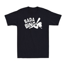 BADA BING Funny Jersey Mafia Stripper Tony Vintage Quote Men's T-Shirt picture