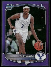 2025-26 Bowman #BCP-1 AJ Dybantsa Chrome Prospects Purple Refractor #/250 picture