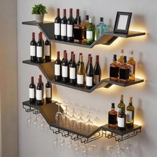 3-Tier Wall Mounted Wine Rack 39.4