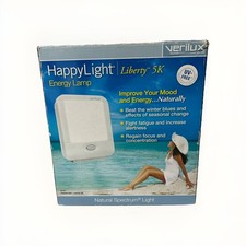 NIB Verilux HappyLight Light Therapy Energy Lamp Compact & Portable. picture