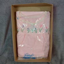 Vintage Carole Pajamas Pink Large In Plastic Original Box In READ DESCRIPTION picture