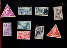 Monaco sc#198-202, B93 C14-15, CB6 (1946) Complete MNH picture