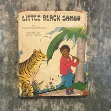 Helen Bannerman Little Black Sambo Illustrated Children's Book in English picture