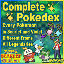 COMPLETE Pokedex Pokemon Home Scarlet and Violet Paldea🌟6iv Shiny Non Shiny picture