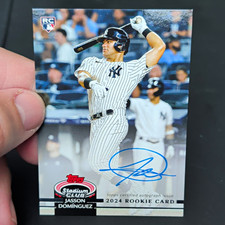 Topps 2024 Stadium Club Jasson Domínguez RC Auto RDVA-JD VARIATION 33/50 Yankees picture