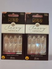 Kiss Classy Premium Long Nails Csp03 Design - Set Of 2 picture