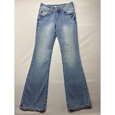 KanCan Women's Mid Rise Bootcut Stretch Blue Jeans - Size 27 (27x32) picture