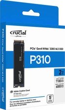 Crucial P310 2TB Internal SSD PCIe Gen 4 x4 NVMe M.2 with Heatsink Brand New picture