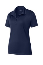 LST650 Sport-Tek Ladies Micropique Sport-Wick Polo Navy Blue Size Large picture