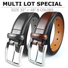 New Genuine Leather Belts For Men Classy Dress Belts Mens Belt Many Color & Size picture