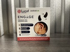 Lucid Engage Premium OTC Hearing Aids W/ Bluetooth For Android - Black picture