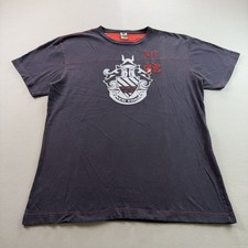 Vintage Negro League Baseball T-Shirt Mens XL Black Blue Marlin New York City picture