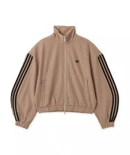 adidas Originals Checkered All Over Print Track Jacket Retro Classic Women Size picture