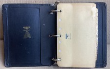 Antique 1923/24 Spartan 4831 Black Address Book Steel Reinforced Made In USA picture