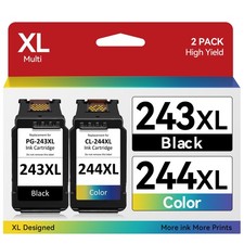 PG-243XL CL-244XL Ink Cartridge Compatible with Canon MG2924 MG2950 TS302 TR4520 picture