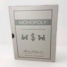 Monopoly: Vintage Bookshelf Edition New In Box Complete Retro picture
