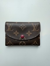 Louis Vuitton Rosalie Coin Purse Monogram Canvas Fuchsia Interior Authentic picture