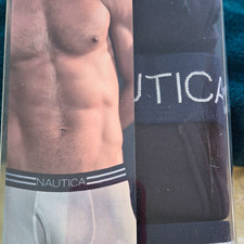 Nautica Men's Boxer Brief Black 3 Pack Size S New with Tags picture