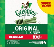 Greenies Original Dental Chews Regular - 54 Treats  picture